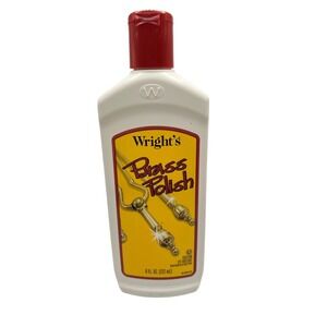 WRIGHT'S Brass Polish 8 oz. Brass Copper Chrome Bronze Pewter DISCONTINUED NOS